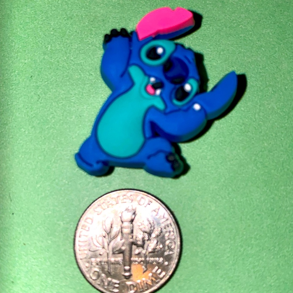 (10 for $15) Lilo & Stitch Scaring someone The Movie Croc Shoe Charms